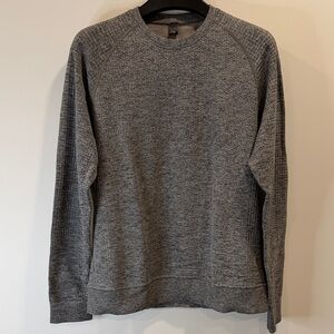 lululemon athletica Men's Heather Gray Crewneck Sweater